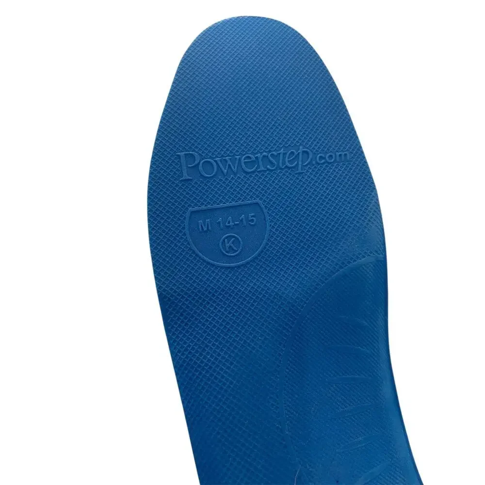 PowerStep Men's Pinnacle Heel Pain Relief Full-Length Orthotic Insole Size 14-15 - Picture 9 of 10